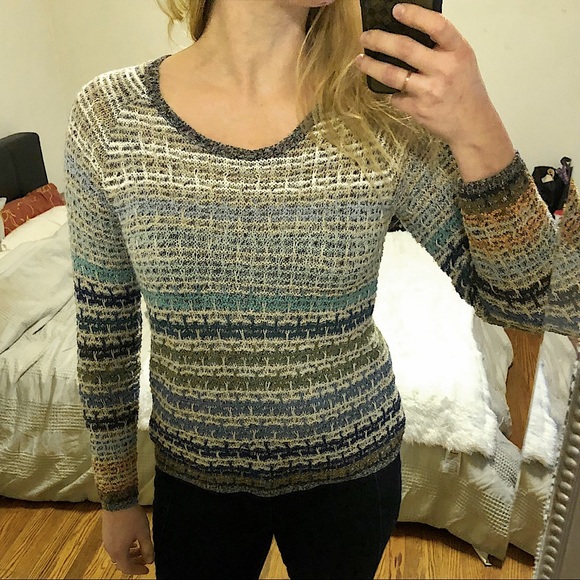 NIC+ZOE Sweaters - NIC+ZOE Linen Woven Sweater. Unique. Like New.